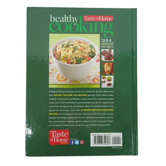 Taste Of Home Healthy Cooking 2014 Annual Recipes Hardcover - Picture 2 of 11